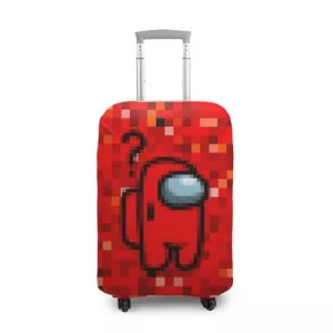 Buy red pixel suitcase cover among us 8bit - product collection