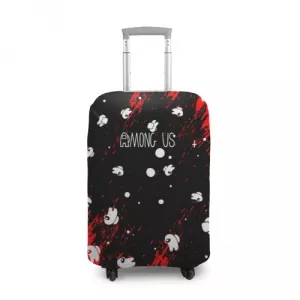Buy suitcase cover among us blood black - product collection