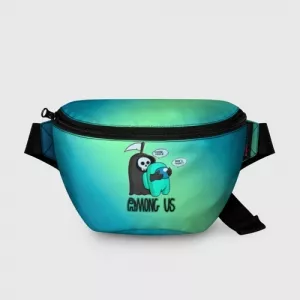 Buy bum bag among us death behind cyan - product collection