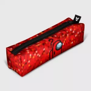 Buy red pixel pencil case among us 8bit - product collection