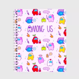 Buy pattern exercise book among us crewmates - product collection