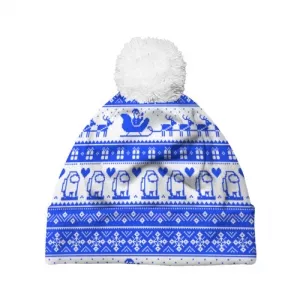 Pom pom beanie Among us Christmas Pattern Idolstore - Merchandise and Collectibles Merchandise, Toys and Collectibles 2