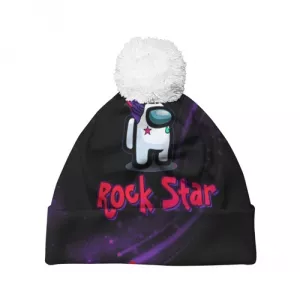 Among Us Rock Star Pom pom beanie Idolstore - Merchandise and Collectibles Merchandise, Toys and Collectibles 2