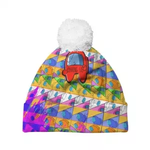 Buy beanie among us pattern colored - product collection