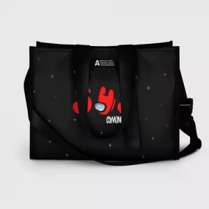 Buy shopping bag among us sus red imposter black - product collection